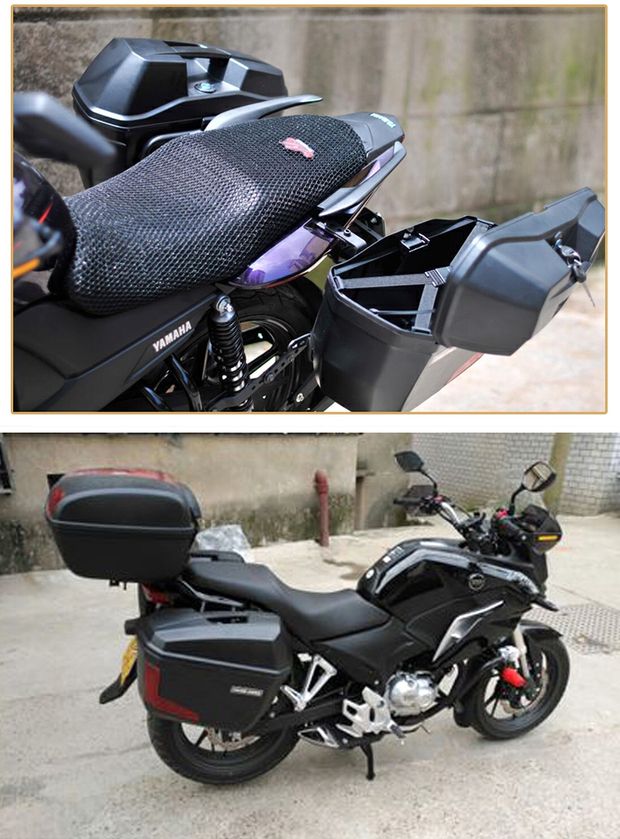 Wuyang Honda CB190R bão mắt xe máy bên hộp CBR190F bên hộp sửa đổi treo hộp chống nước hộp trở lại - Xe gắn máy phía sau hộp thùng đựng đồ cho xe máy