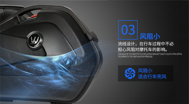 Wuyang Honda CB190R Storm Eye Motorcycle Side Box CB190X Mammoth Side Box Tái trang bị Hộp treo - Xe gắn máy phía sau hộp thùng sau xe máy có tựa lưng