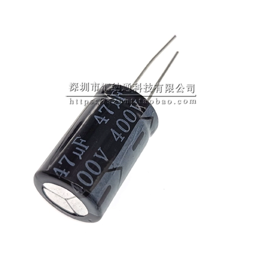 400V Прямая плавка алюминиевый электролитический конденсатор 22UF 33UF 47UF 68UF 100UF 150UF/400V