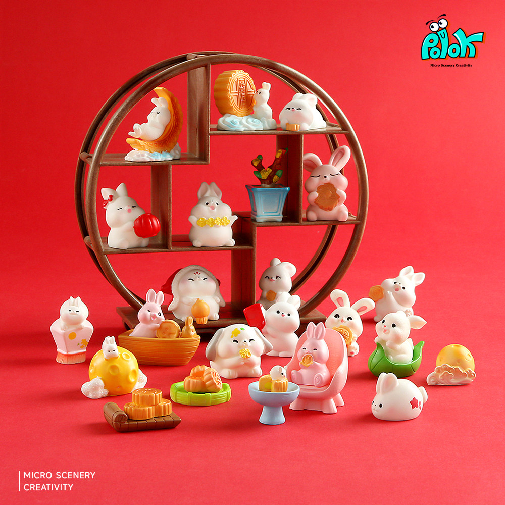 Mini white rabbit mooncake blind box: a creative mid-autumn festival ...