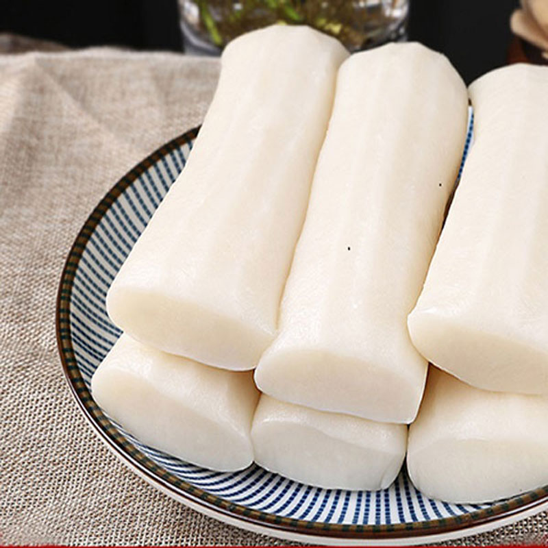 5 pounds vacuum packed Zhejiang Linan Tianmushan farm hand-made water mill rice cake made white hot pot rice cake non-cheese