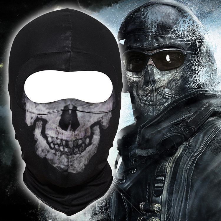 mission modern warfare ghost ghost hood mask hood balaclava call cos