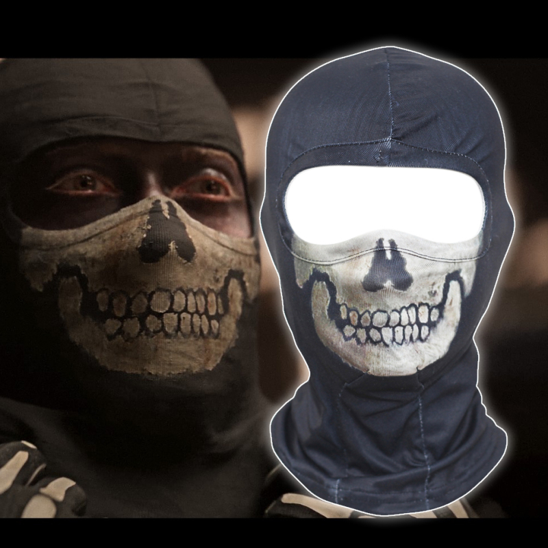 Call of Duty 19 Cod19 Mask Headgear Ghost Ghost Squad Skull Headgear 3D Stereo Cutting Call of Duty 19 Cod19 Mask Headgear Ghost Ghost Squad Skull Headgear 3D Stereo Cutting