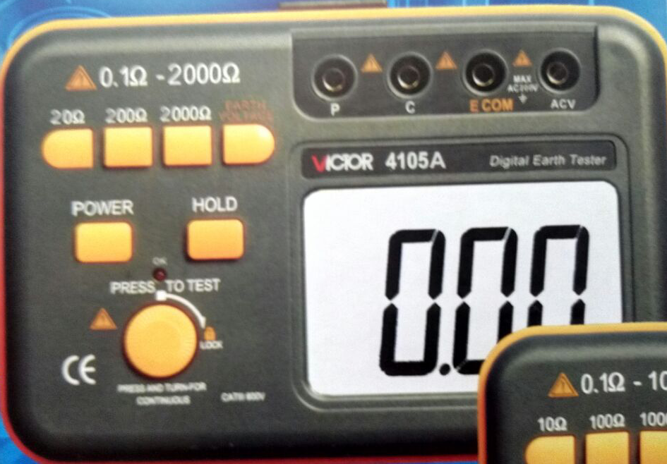 The digital grounding resistance tester VC4105A