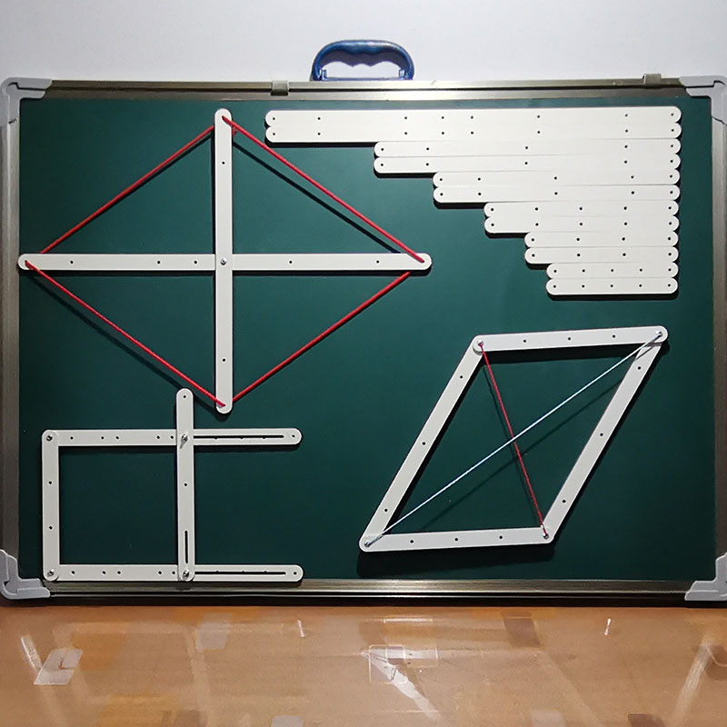 Teaching Aids New Polygon Splicing Strip Active Angle Square Parallelogram Variable Diamond Rectangle Junior High School Mathematics