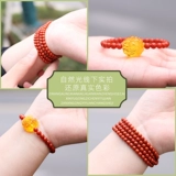 Природная руда, агатовые бусины, браслет из бисера, четки бодхи, четки из круглых бусин