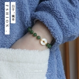 Защитный амулет из жемчуга, пряжка, бусины, четки бодхи из грецкого ореха, аксессуар