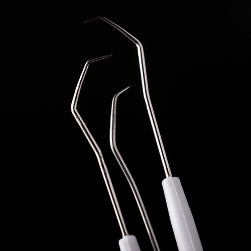 Инструменты для очистки Vajrayana Очистка иглы двойная голова может использовать буддийские бусинки для игры в поставки DIY