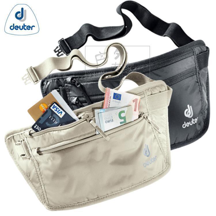 Deuter thin portable ID bag travel outdoor hidden anti-theft pocket wallet send RFID card sleeve