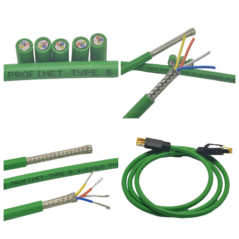 Industrial Four-Core Profinet Cable Ethercat Tcp/Modbus Ethernet Communication Cable Network Cable Industrial Four-Core Profinet Cable Ethercat Tcp/Modbus Ethernet Communication Cable Network Cable