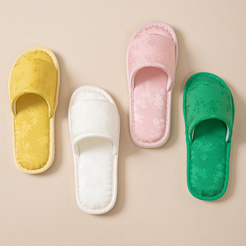 Cross-Border Amazon Eva Silk Linen Slippers for Women in Candy Colors, Simple Home Use, All-Season Cotton and Linen Slippers for Women