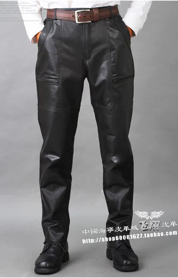 Pantalon cuir homme pantalons fuselés - Ref 1493082 Image 12