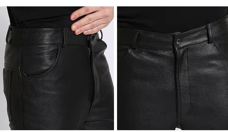 Pantalon cuir homme pantalons fuselés - Ref 1495018 Image 16