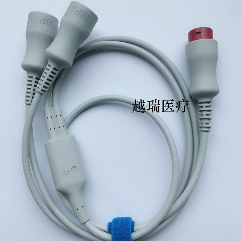 迈瑞mindray原装正品一分二有创压电缆双头IBP延长电缆IM2204