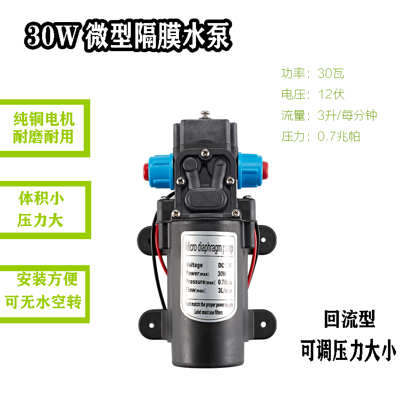 Micro water pump 12V micro water pump pressure micro booster spray cooling down dust water pump watering spray