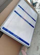 Special special blackboard green board whiteboard push-pull bracket board printing board form board custom-made Jiufu writing board B