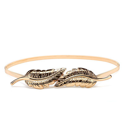 The Fashion Women Lady Mirror Metal Waist Belt Gold Belt Men