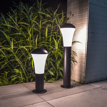 Straw Terrace Light Outdoor Waterproof Courtyard Lamp Mushroom Stainless Steel Meadow Light LED to chart custom solar column headlights