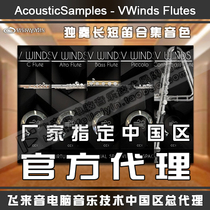 Genuine AcousticSamples VWinds Flutes solo flute piccolo woodwind modeling soft sound source