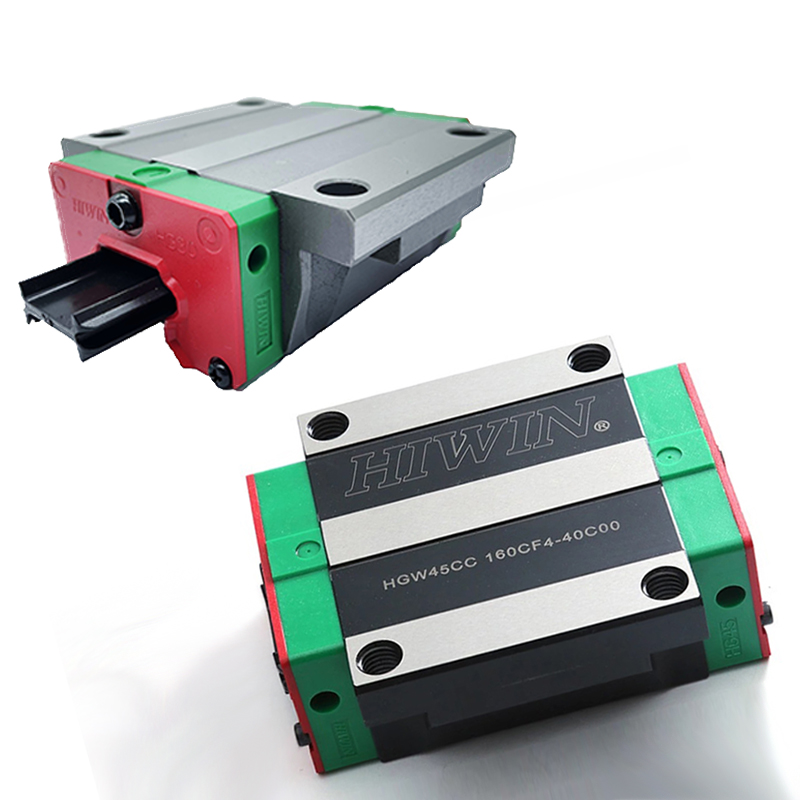 Taiwan Shangyin HIWIN linear guide slider rail HGW15CC 20HC 25 30 35 45 55 flange