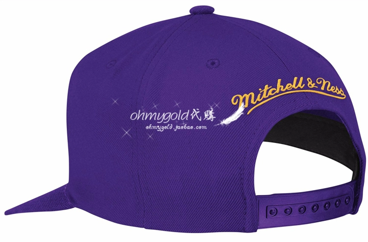 Mũ bóng chày của Mitchell & Ness M & N NBA Los Angeles Lakers Hoa Kỳ Mua lại 	gậy đánh bóng chày giá rẻ	