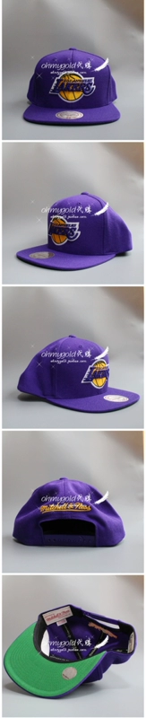 Mũ bóng chày của Mitchell & Ness M & N NBA Los Angeles Lakers Hoa Kỳ Mua lại 	gậy đánh bóng chày giá rẻ	