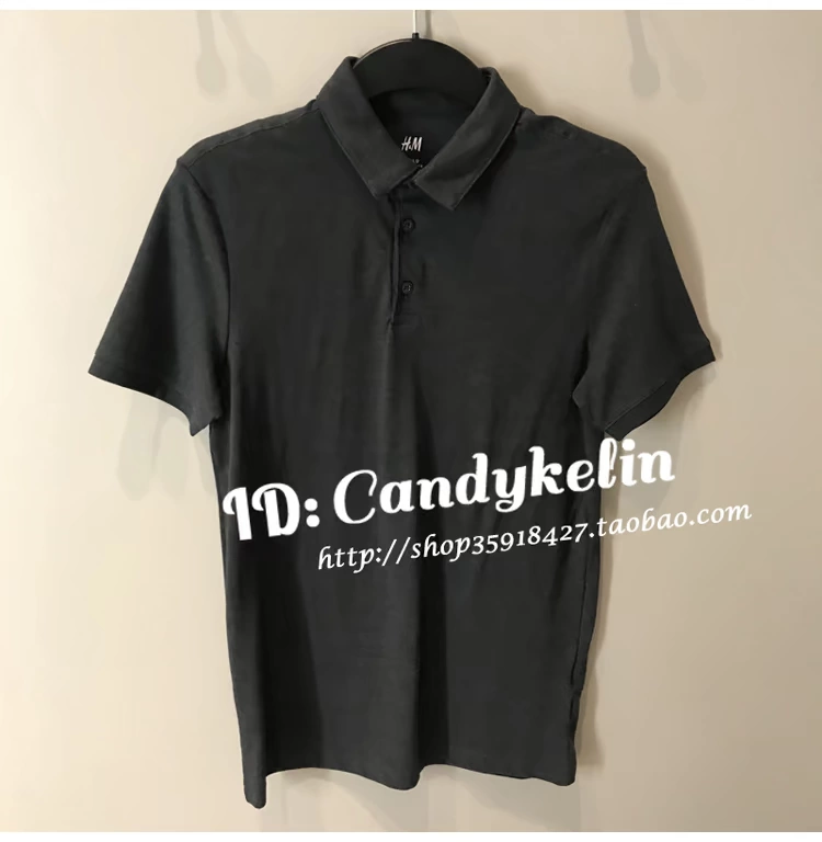 Quần POLO tay ngắn HM H & M nam quầy hàng chính hãng trong nước 2019 kinh doanh mới để làm việc - Polo