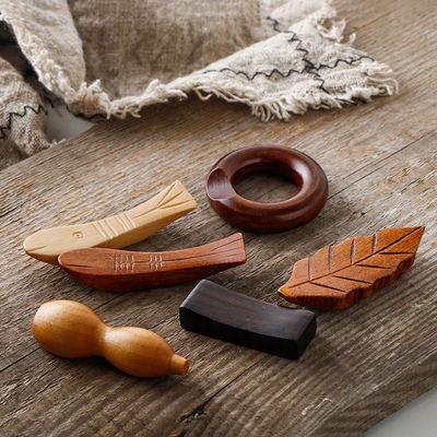 Bajie Japanese-style wooden chopstick holder and creative home-use Chinese restaurant chopstick rack and chopstick holder
