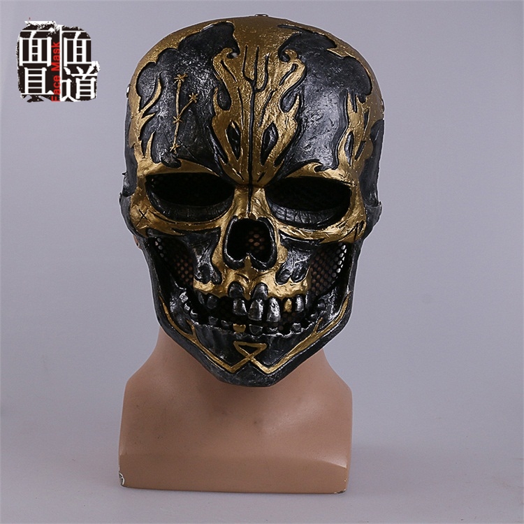 2017 Caribbean Dead No Telling Mask Hood Cos Halloween Pirate Skull Mask Pirate 5