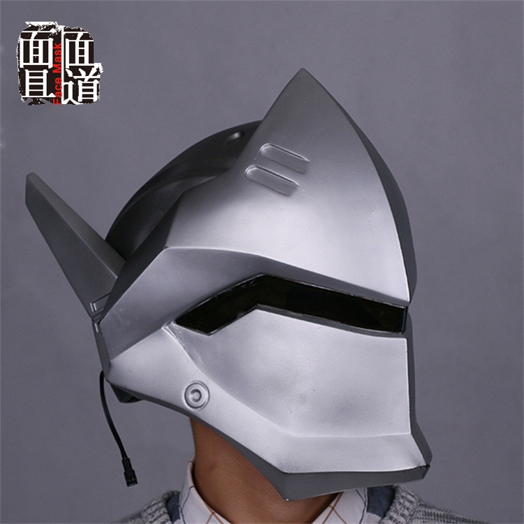 Watch Genji helmet mask cosplay pioneer helmet Halloween mask vibrato props video game