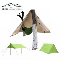 Multifunctional large canopy hammock cover A outdoor tent sunshade beach mat moisture-proof rainwater mat UV