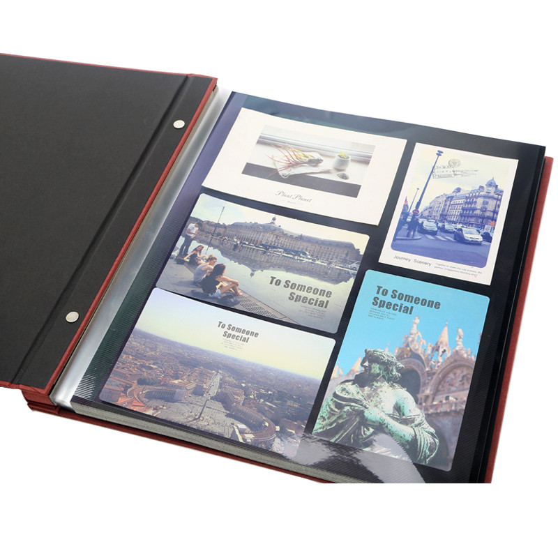 自粘贴式覆膜相册 diy手工相册本影集家庭大容量纪念册10/12/18寸