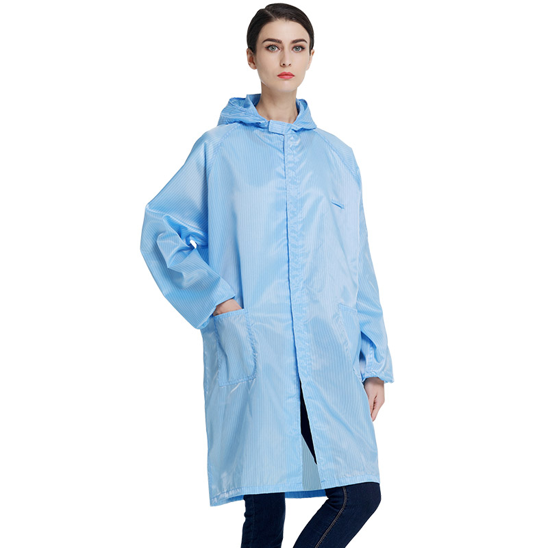 Large Vest Work Suit With Cap Protective Clothing Anti-Static Clothing Anti-Dust Clothing For Men And Women Workshop Breathable Workwear Dust-free Clothing