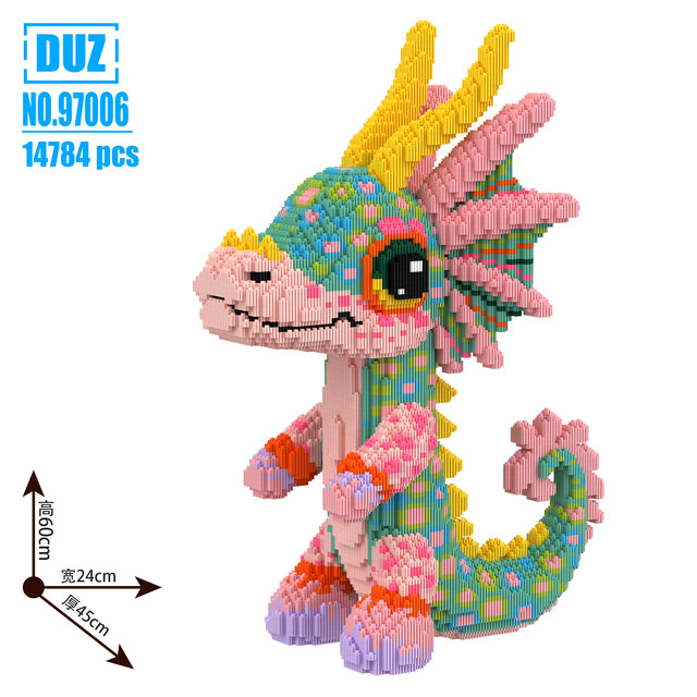 60cm Colorful Bubble Bobble Building Block Toy Ornament