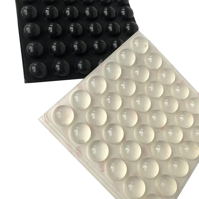 Anti-crash pad sound speaker power amplifier case shock absorbing shock absorbing foot nail silicone foot pad anti-crash glue grain