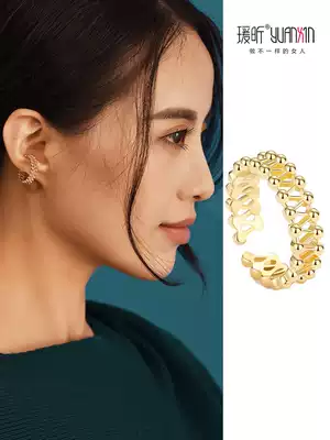 Ear clip female earless painless lace earrings Super fairy bone ear bone cochlea clip decoration advanced ear hook buckle