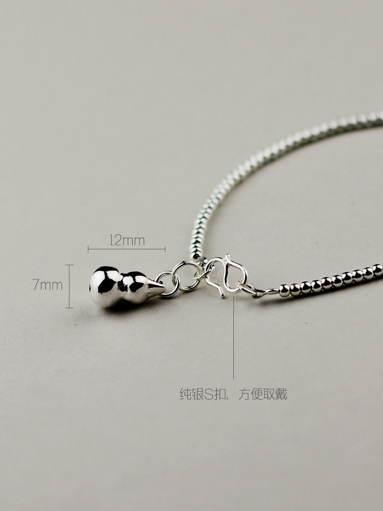 Bracelet de cheville Femme      en Argenterie - Ref 3101795 Image 3