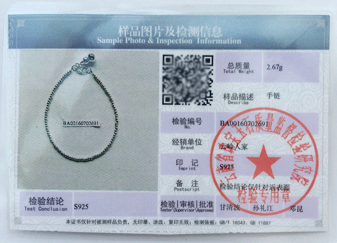 Bracelet de cheville Femme      en Argenterie - Ref 3101795 Image 12