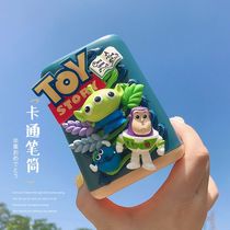 Wanzong Cartoon Pen Holder Creative Cute Pen Holder Makeup Box Student Stationery Storage Box Desktop Multi-Function