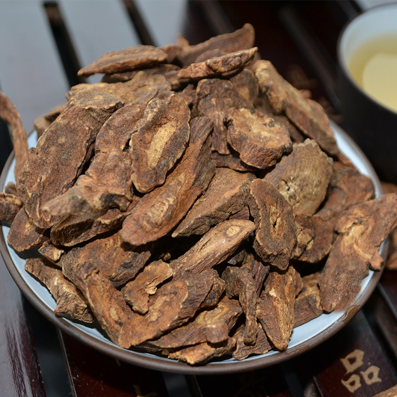 Northeast dandelion tea mother-in-law diced root slice tea Changbai Mountain flower tea 200G three parts per serving of Puka fried in iron pot