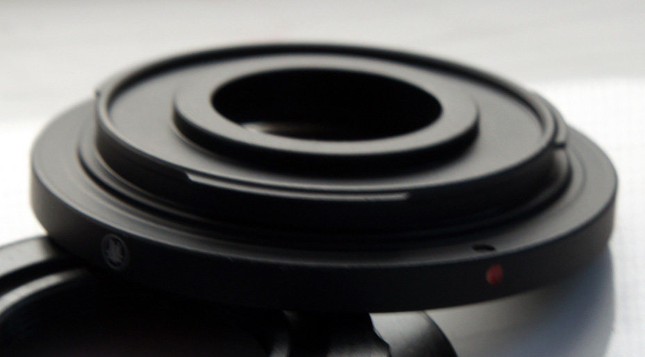 Adapter ring: C-mount - E-mount, suitable for Sony mirrorless single, professional matting