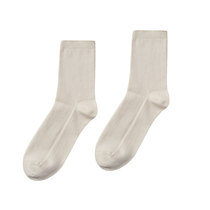 Xinjiang Colored Cotton Socks Lady Ben White Adult Pure Cotton Spring Autumn Cash in pure color Middle cylinder No seam cotton quality soft