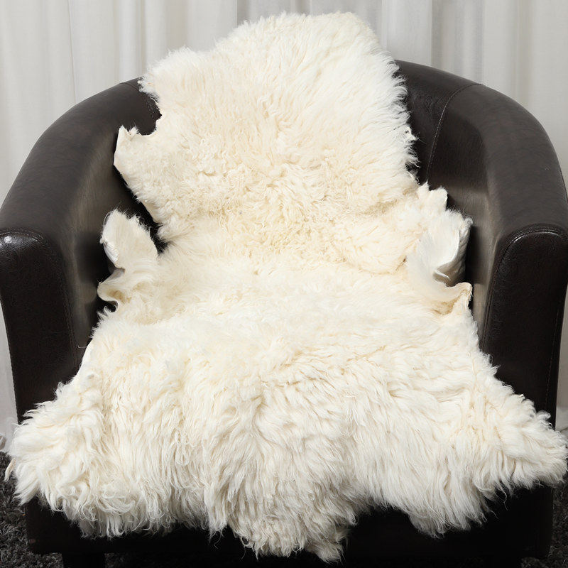 Australia Alove wool rug wool sofa cushion floating window cushion whole Sheep leather cushion bedroom bedside integrated wool cushion