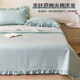 Princess Style Cotton Single Part 2024 New Thickened Dormitory Single Pillow Case Three-piece Set 1 meter 5 Single Kang Single