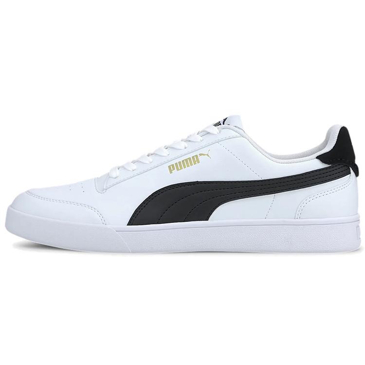 Puma/彪马Shuffle舒适防滑耐磨板鞋男女同款白黑色309668-03