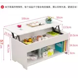 Подвесное журнальное столика Современная минималистская маленькая квартира Складывание выдвижение можно хранить за столом для хранения, многофункциональная, многофункциональная функция может переместить журнальный столик