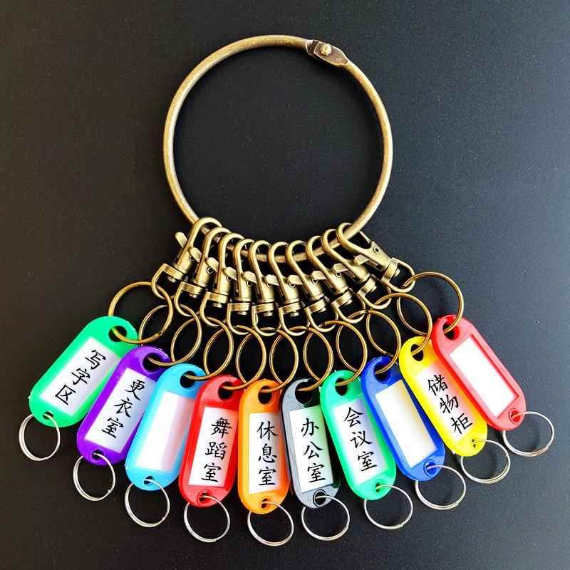 Landlord House Keychain Tags, Hotel Identification Labels, Key Tags, Property Classification, Storage, Rental Housekeeper Key Rings