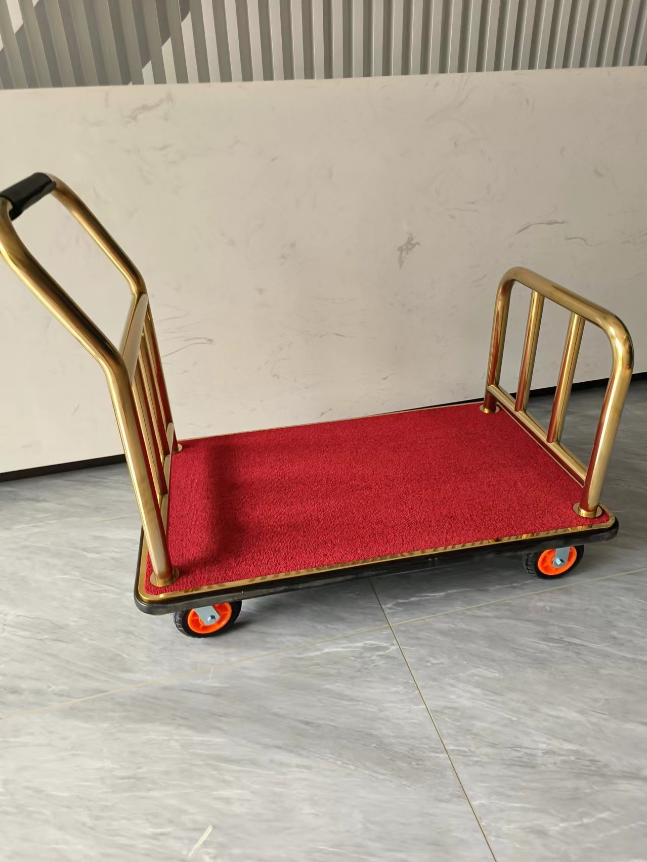 Xe đẩy khách sạn 4 bánh chở hành lý chữ U XDHL-1