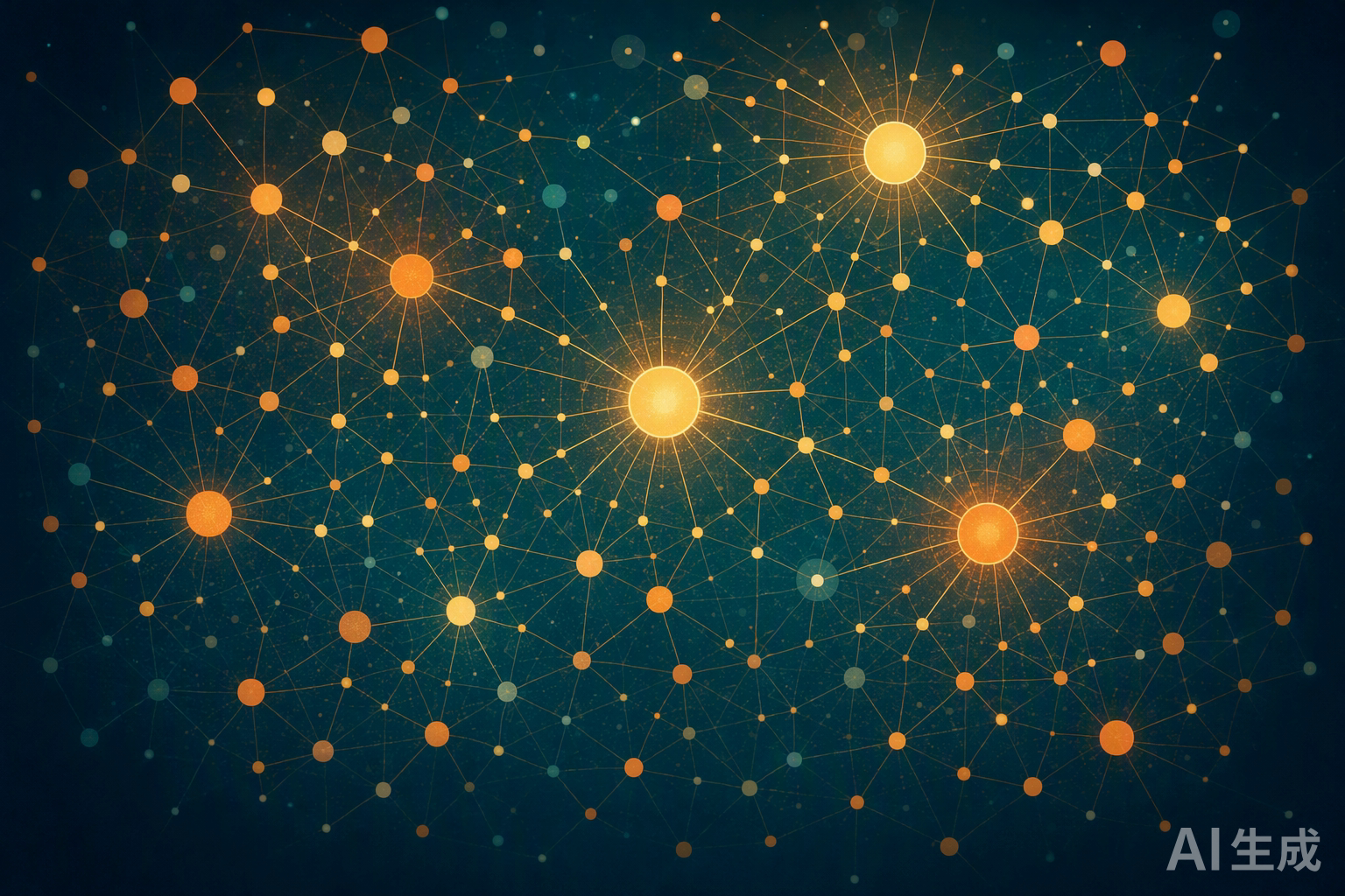 Network of citation nodes forming a web