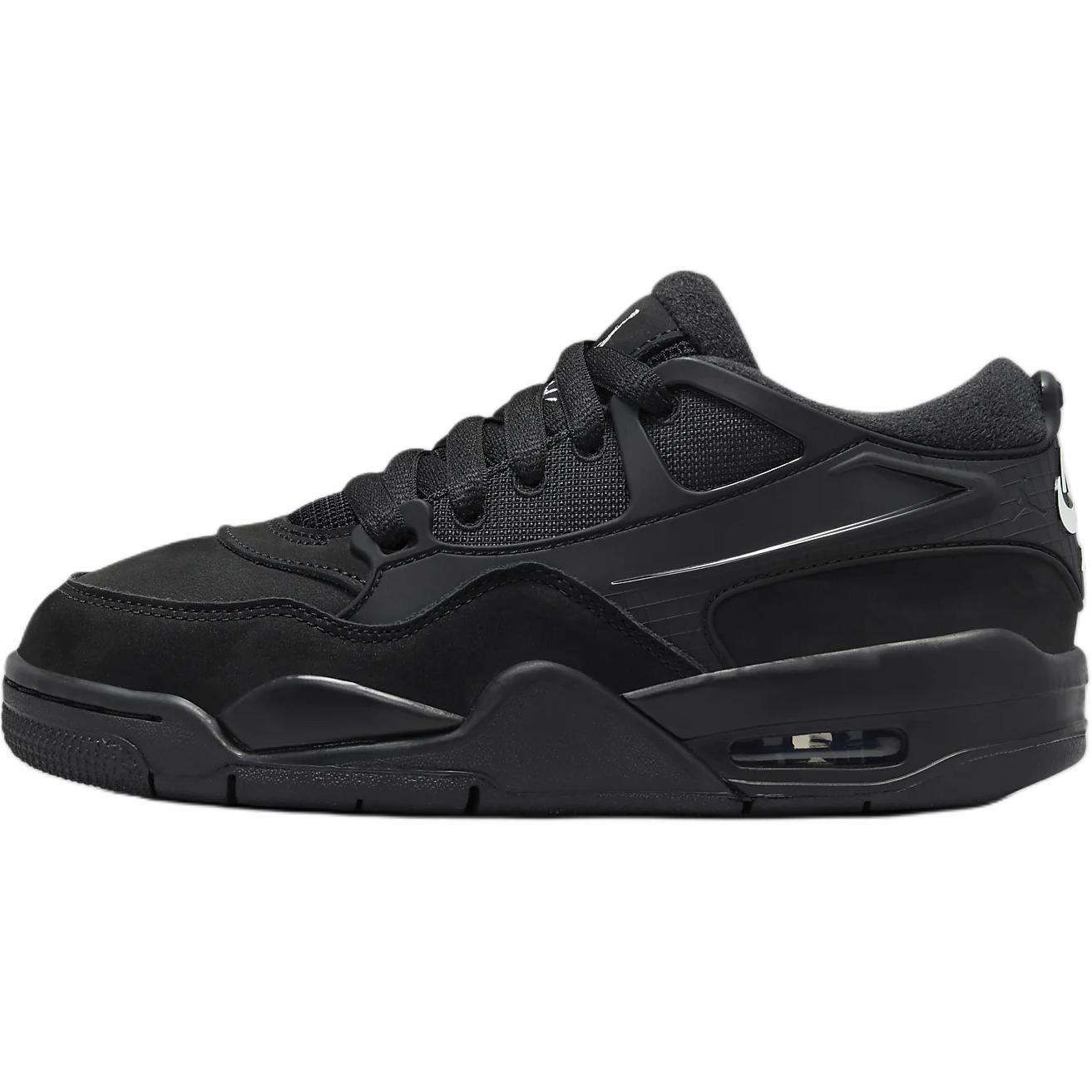 Jordan Air Jordan 4 RM 舒适 防滑耐磨 中帮 儿童休闲鞋 黑色